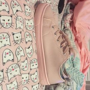 Light pink looking converse. Worn once